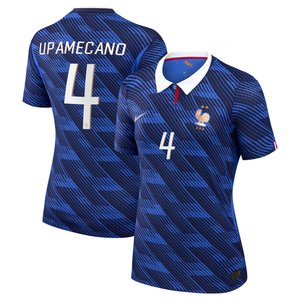 Maillot France Nike FFF Domicile Match Aero-Fit 26 - Femme avec flocage Upamecano 4, vue 1