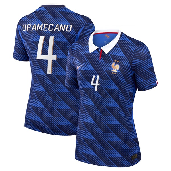 Maillot France Nike FFF Domicile Match Aero-Fit 26 - Femme avec flocage Upamecano 4
