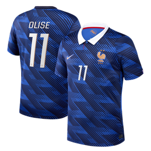 Maillot France Nike FFF Domicile Stadium 26 avec flocage Olise 11, vue 2