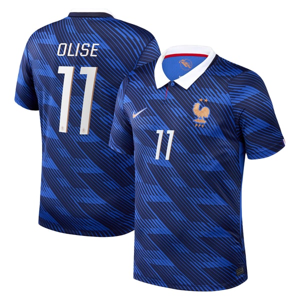 Maillot France Nike FFF Domicile Stadium 26 avec flocage Olise 11