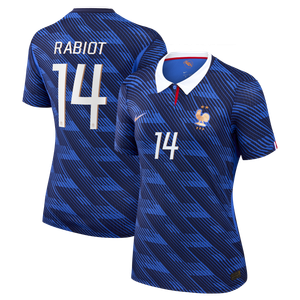 Maillot France Nike FFF Domicile Match Aero-Fit 26 - Femme avec flocage Rabiot 14, vue 2