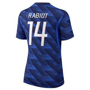 Maillot France Nike FFF Domicile Match Aero-Fit 26 - Femme avec flocage Rabiot 14, vue 4