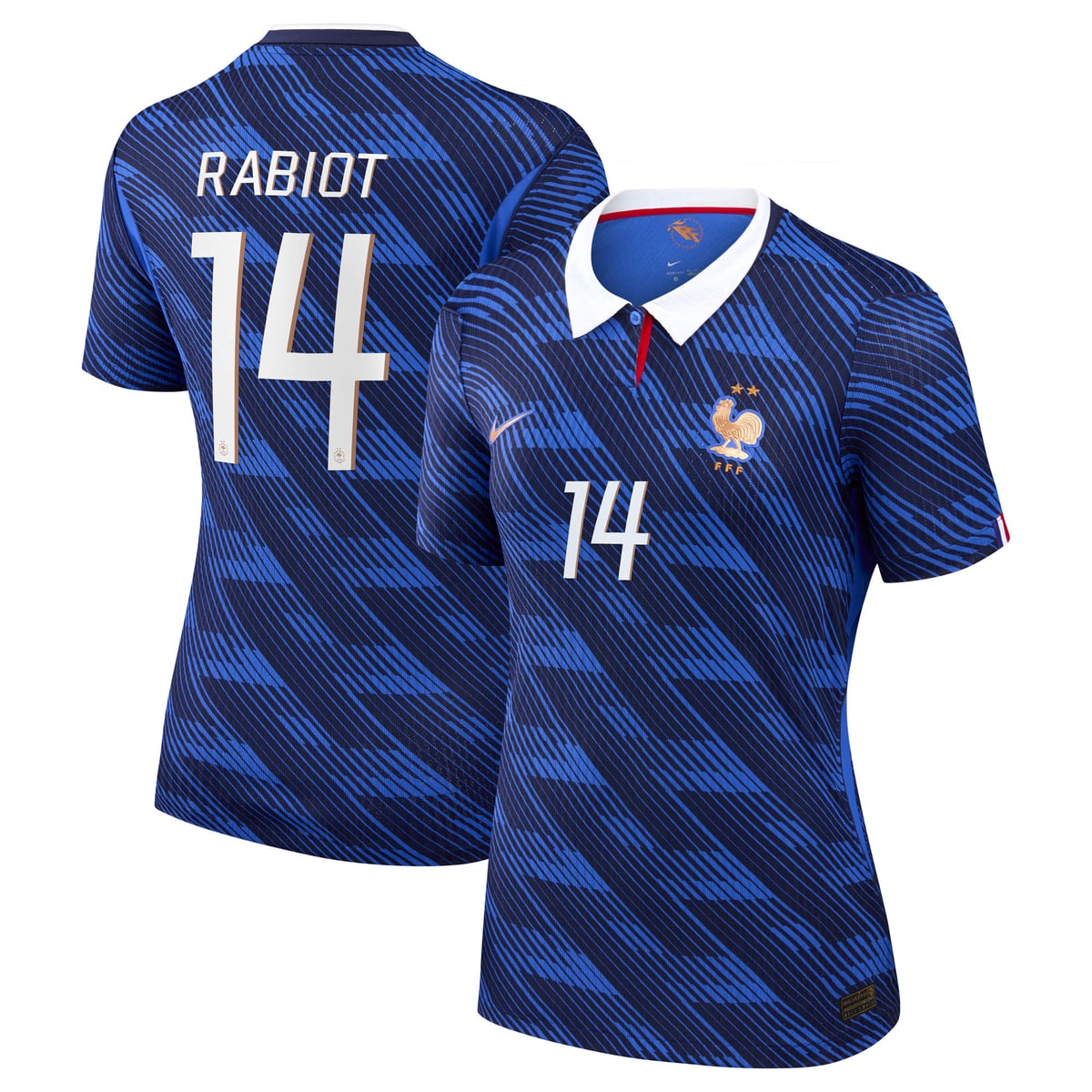 Maillot France Nike FFF Domicile Match Aero-Fit 26 - Femme avec flocage Rabiot 14