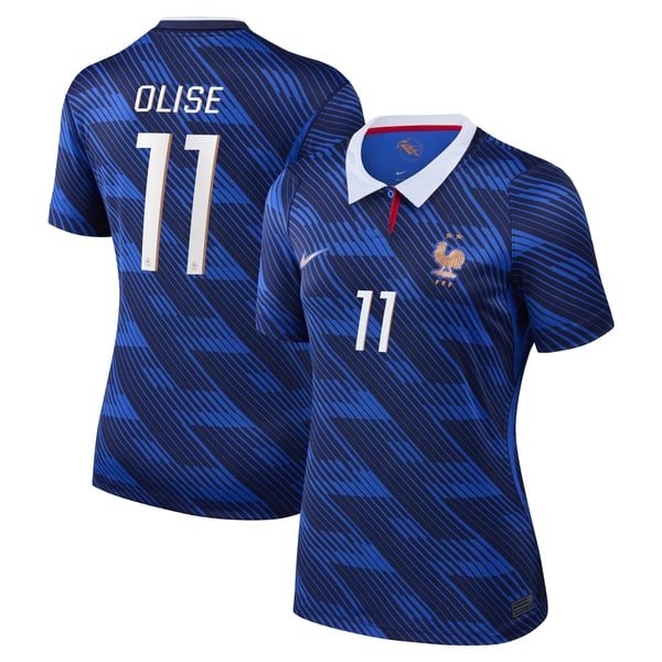 Maillot France Nike FFF Domicile Stadium 26 - Femme avec flocage Olise 11