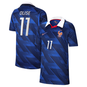 Maillot France Nike FFF Domicile Stadium 26 - Enfant avec flocage Olise 11, vue 2