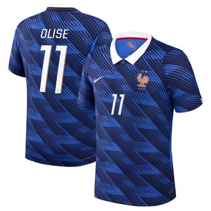 Maillot France Nike FFF Domicile Match Aero-Fit 26 avec flocage Olise 11, vue 1