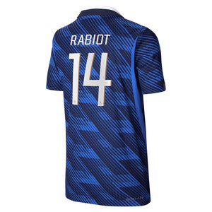 Maillot France Nike FFF Domicile Match Aero-Fit 26 - Enfant avec flocage Rabiot 14, vue 4