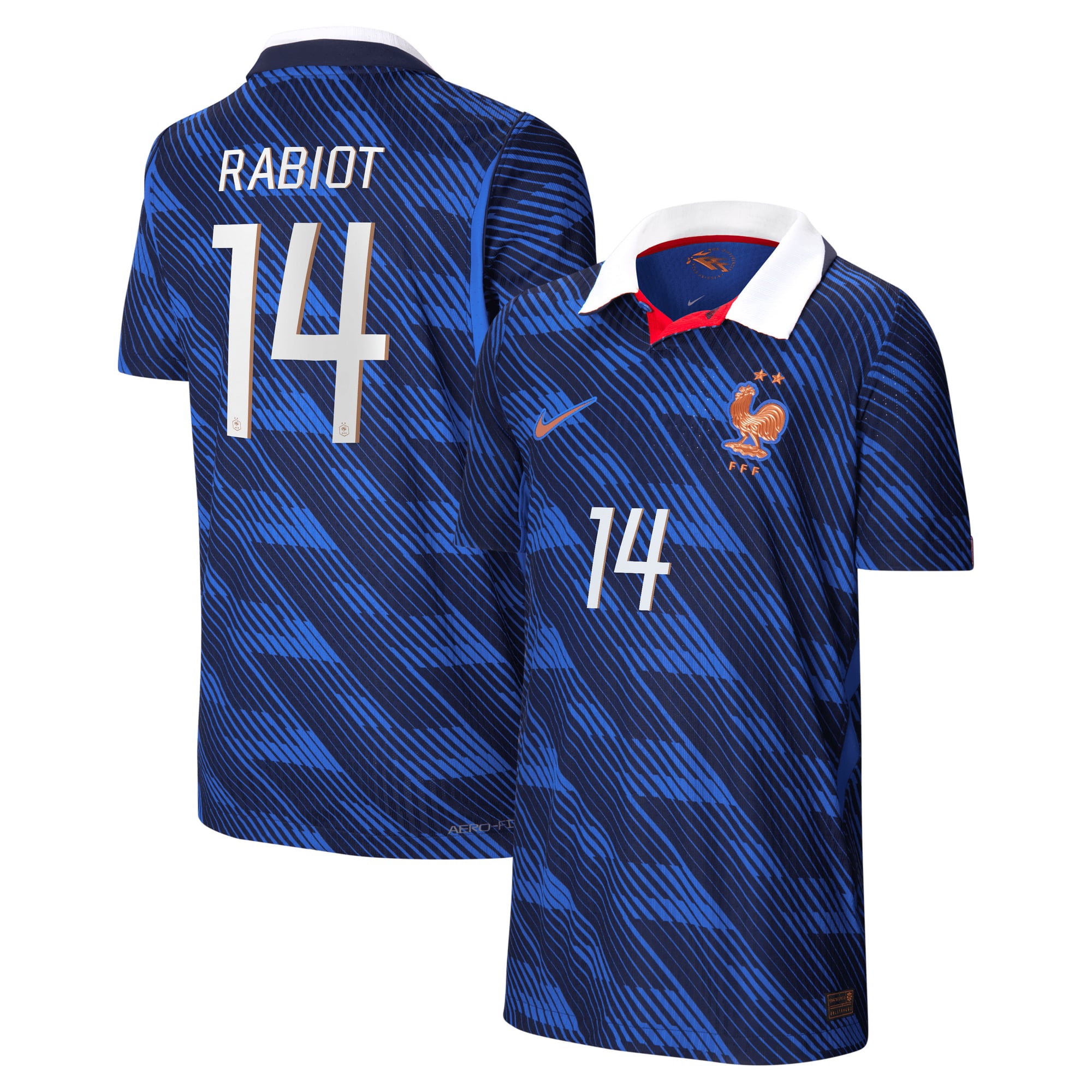 Maillot France Nike FFF Domicile Match Aero-Fit 26 - Enfant avec flocage Rabiot 14