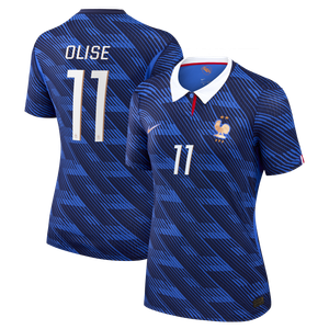Maillot France Nike FFF Domicile Match Aero-Fit 26 - Femme avec flocage Olise 11, vue 2