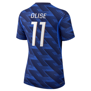 Maillot France Nike FFF Domicile Match Aero-Fit 26 - Femme avec flocage Olise 11, vue 4
