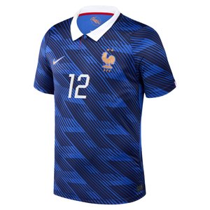 Maillot France Nike FFF Domicile Stadium 26 avec flocage Barcola 12, vue 3