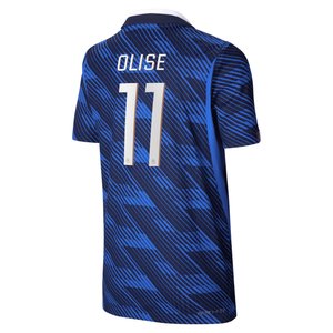 Maillot France Nike FFF Domicile Match Aero-Fit 26 - Enfant avec flocage Olise 11, vue 4