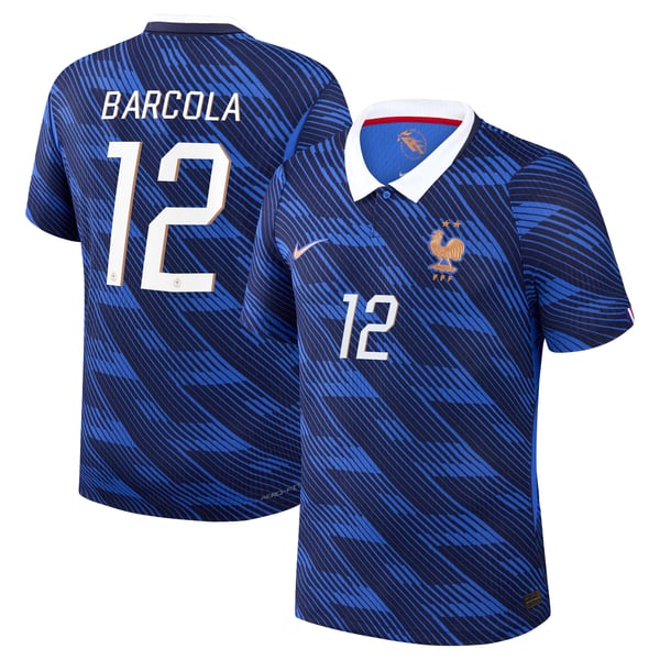 Maillot France Nike FFF Domicile Match Aero-Fit 26 avec flocage Barcola 12