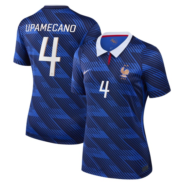 Maillot France Nike FFF Domicile Stadium 26 - Femme avec flocage Upamecano 4