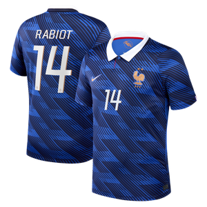 Maillot France Nike FFF Domicile Stadium 26 avec flocage Rabiot 14, vue 2