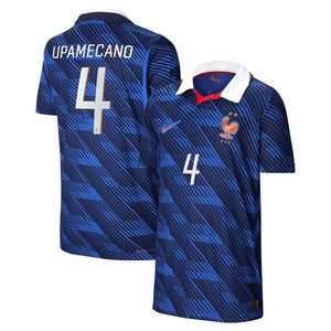 Maillot France Nike FFF Domicile Match Aero-Fit 26 - Enfant avec flocage Upamecano 4, vue 2