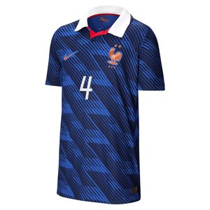 Maillot France Nike FFF Domicile Match Aero-Fit 26 - Enfant avec flocage Upamecano 4, vue 3