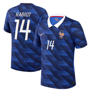 Maillot France Nike FFF Domicile Match Aero-Fit 26 avec flocage Rabiot 14, vue 2