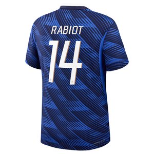 Maillot France Nike FFF Domicile Match Aero-Fit 26 avec flocage Rabiot 14, vue 4