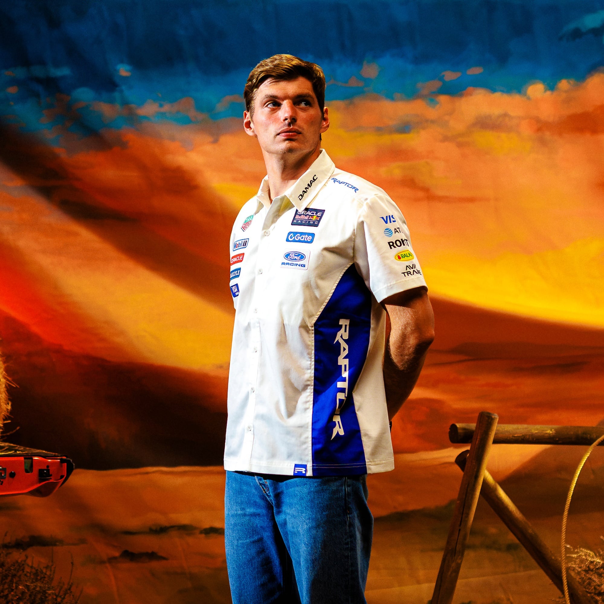 Camiseta réplica del GP de Austin edición especial del Oracle Red Bull Racing Team - Unisex