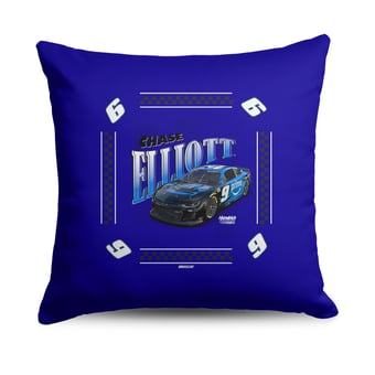 The Northwest Group Chase Elliott Whimsical Checks 18" x 18" Throw Pillow