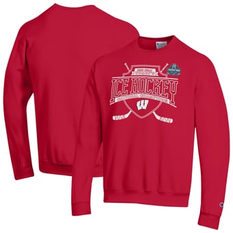 Unisex Champion  Red Wisconsin Badgers 2026 NCAA Frozen Four Women's Ice Hockey National Champions Sweatshirt