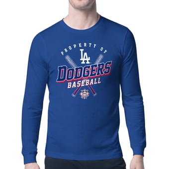 Men's Starter Royal Los Angeles Dodgers Property of Team Long-Sleeve T-Shirt