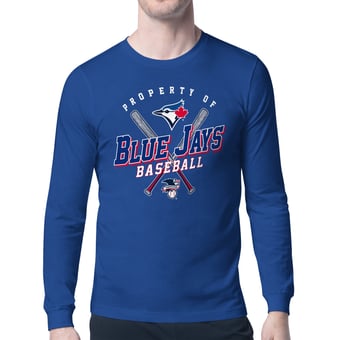 Men's Starter Royal Toronto Blue Jays Property of Team Long-Sleeve T-Shirt