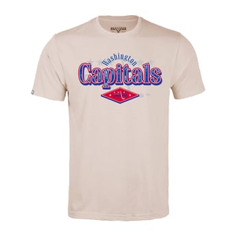Men's Levelwear Khaki Washington Capitals Richmond Backdrop T-Shirt