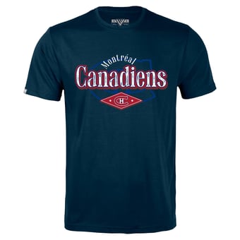 Men's Levelwear Navy Montreal Canadiens Richmond Backdrop T-Shirt
