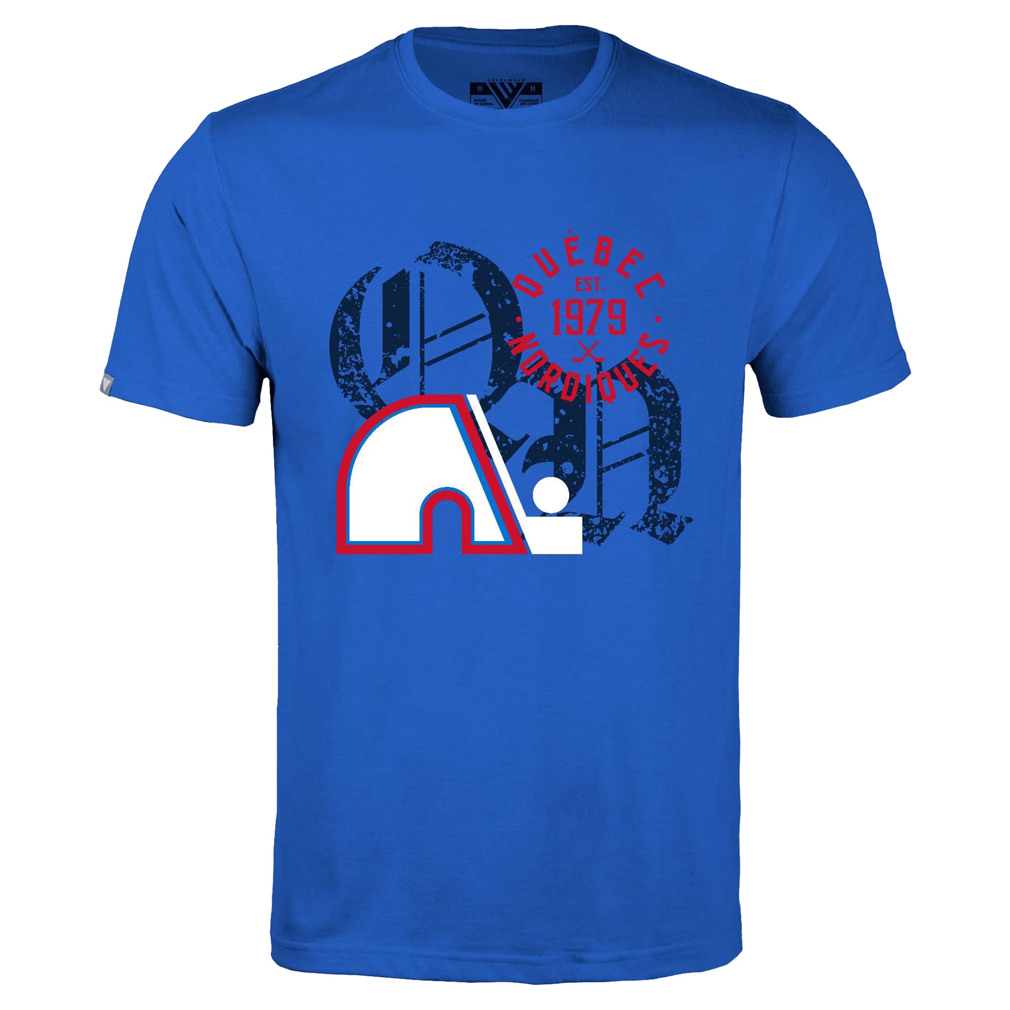 Men's Levelwear Royal Quebec Nordiques Richmond Long-Haul T-Shirt