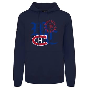Men's Levelwear Navy Montreal Canadiens Long-Haul Podium Sweatshirt