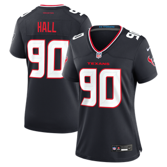Women's Nike Logan Hall Navy Houston Texans Team Game Jersey