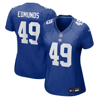 Women's Nike Tremaine Edmunds  Royal New York Giants Team Game Jersey