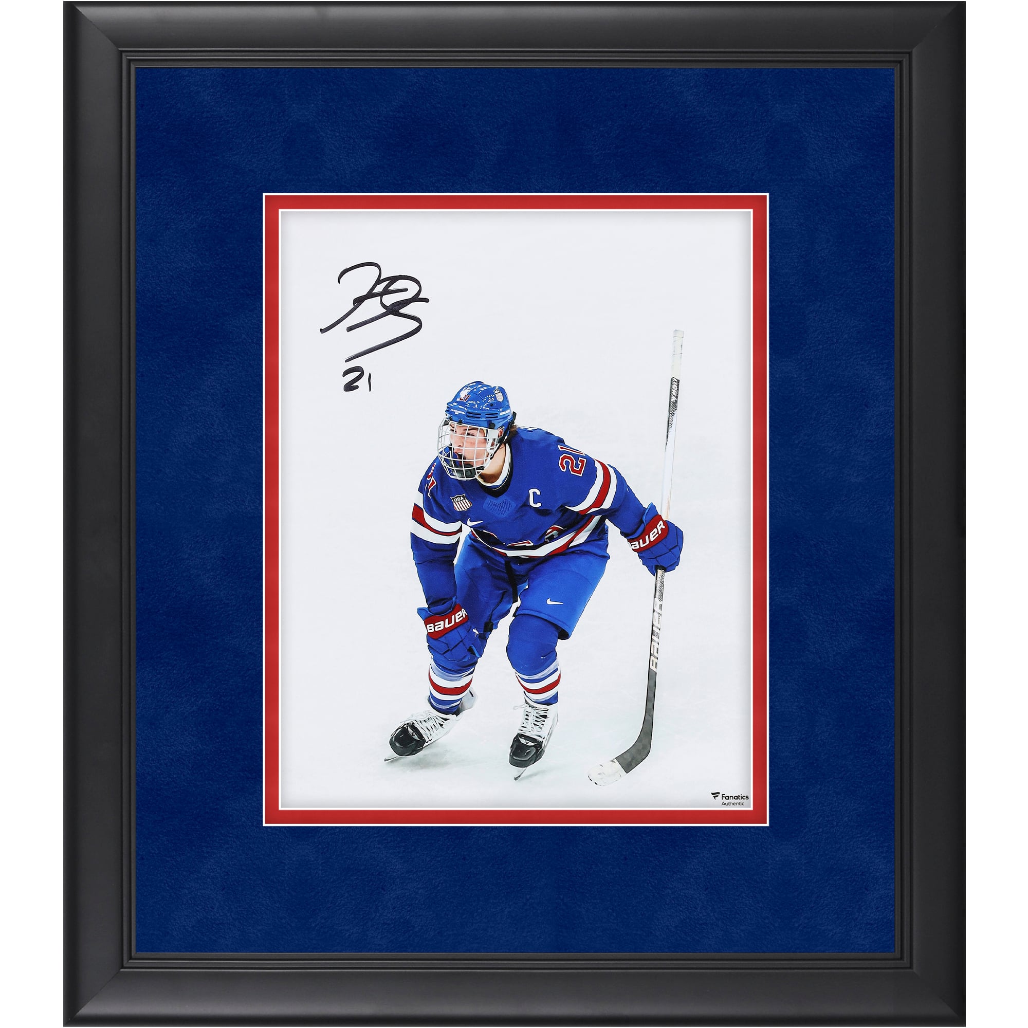 Hilary Knight Team USA Autographed Deluxe Framed 8" x 10" 2026 Olympic Gold Medal Game Celebration Photograph