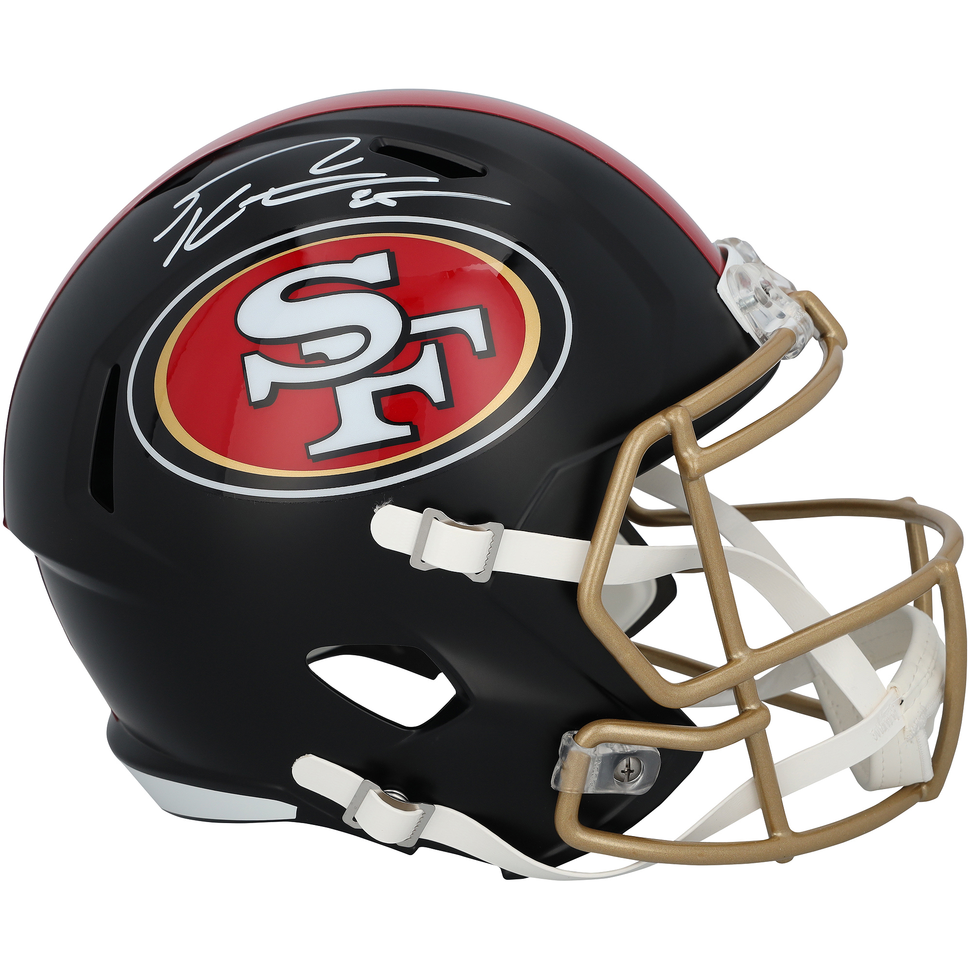 George Kittle San Francisco 49ers Autographed Riddell Rivalry Speed Replica Helmet