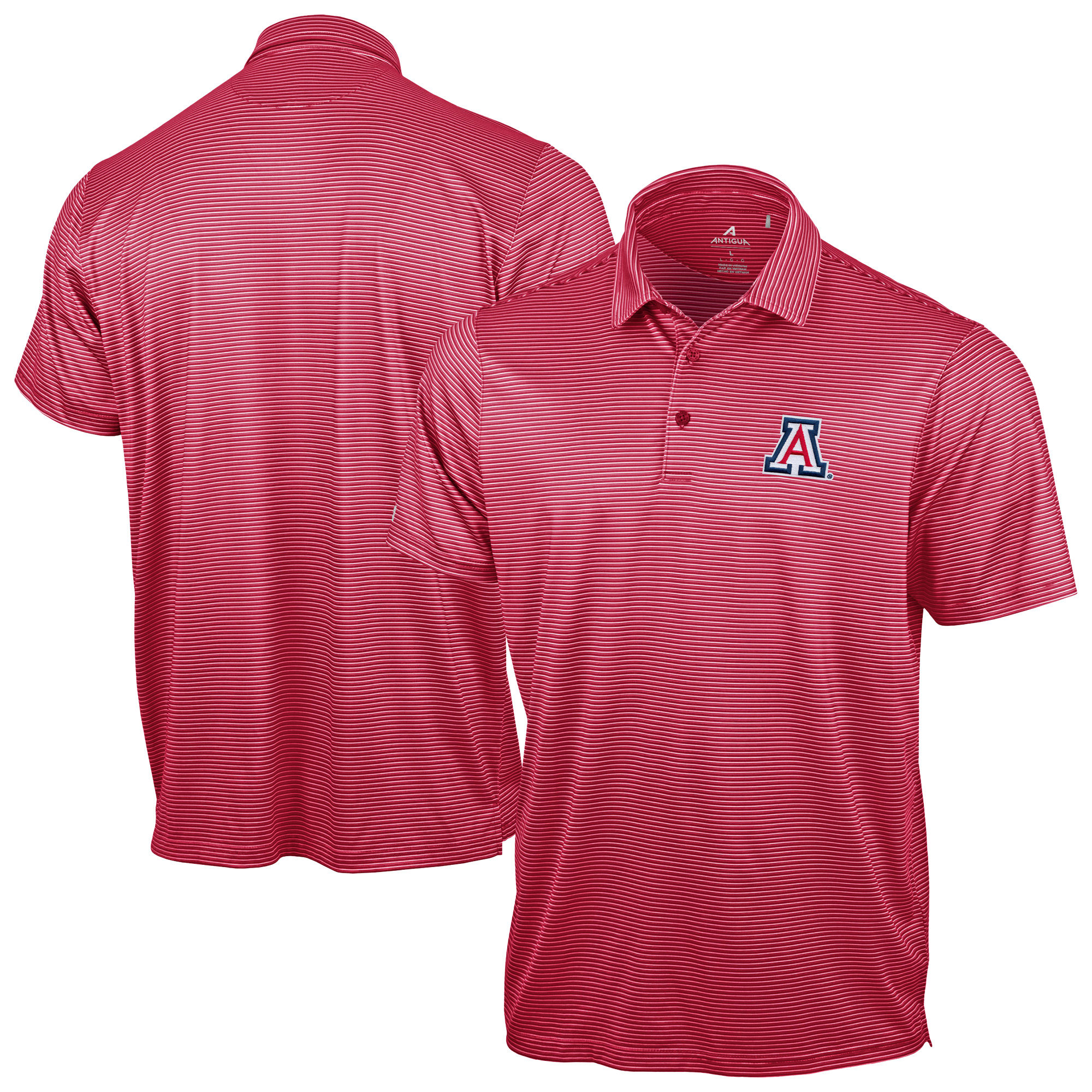 Men's Antigua Red Arizona Wildcats Lineage Polo