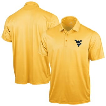 Men's Antigua Gold West Virginia Mountaineers Lineage Polo