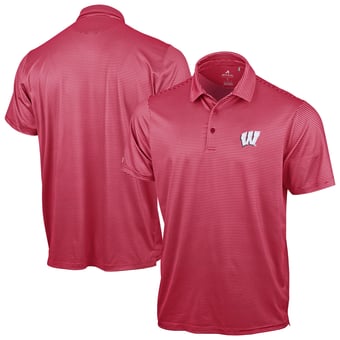 Men's Antigua Red Wisconsin Badgers Lineage Polo