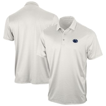 Men's Antigua Gray Penn State Nittany Lions Eager Polo