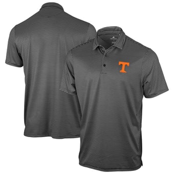 Men's Antigua Black Tennessee Volunteers Eager Polo