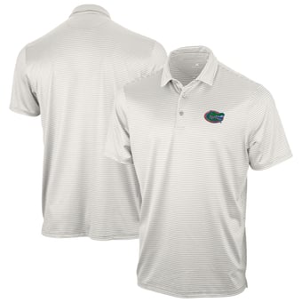 Men's Antigua Gray Florida Gators Eager Polo