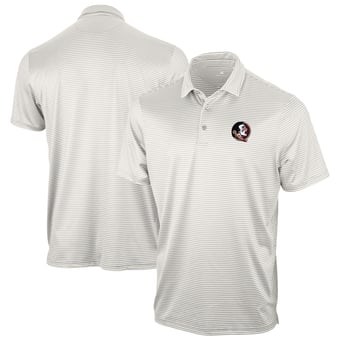 Men's Antigua Gray Florida State Seminoles Eager Polo