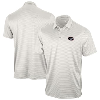 Men's Antigua Gray Georgia Bulldogs Eager Polo