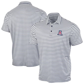 Men's Antigua Navy Arizona Wildcats Space Stripe Polo