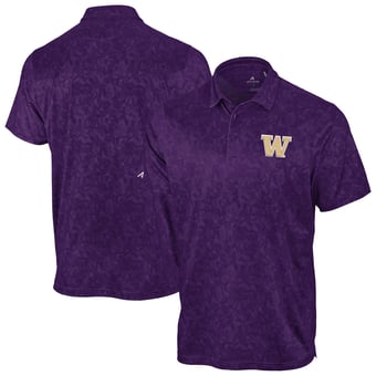 Men's Antigua Purple Washington Huskies Lush Polo