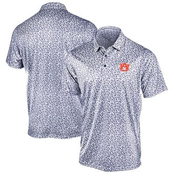 Men's Antigua Navy Auburn Tigers Flourish Polo