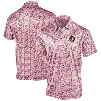 Men's Antigua Garnet Florida State Seminoles Flourish Polo