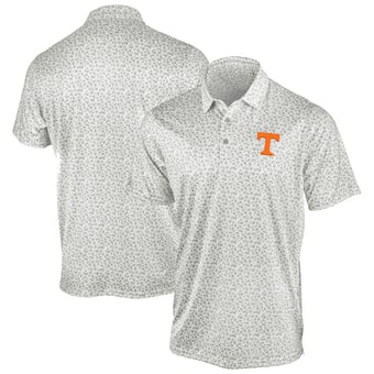 Men's Antigua Gray Tennessee Volunteers Flourish Polo