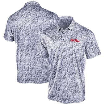Men's Antigua Navy Ole Miss Rebels Flourish Polo